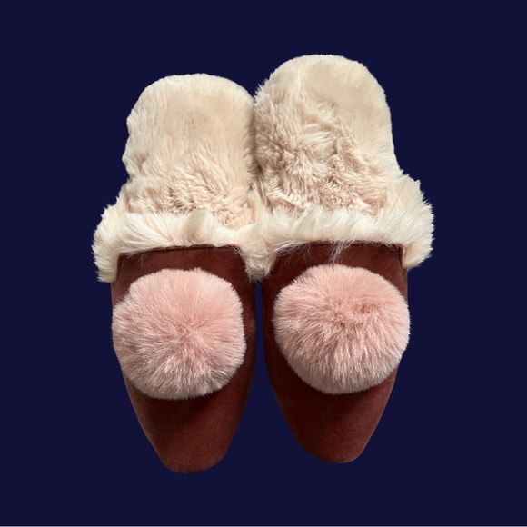 Ariana Bohling noma Pom Pom slipper new sz 9-10 - Picture 4 of 7